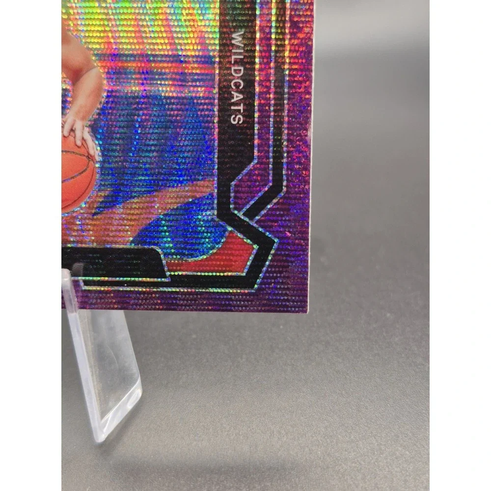 2024 Prizm Draft Picks Stephen Curry #77 Purple Wave Prizm Variations Warriors